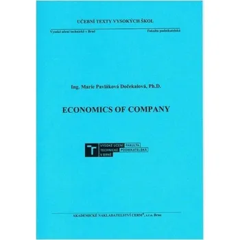 Cizojazyčná kniha Economics of Company - dotisk - Pavláková-Dočekalová, Marie