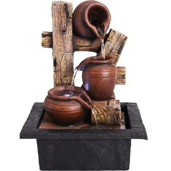 Progarden Pokojová Fontána s LED osvětlením 3 Amfory