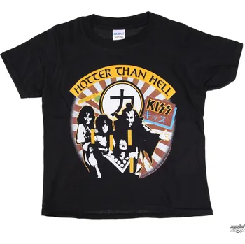 Pánské tričko Tričko metal pánské dětské Kiss - Hotter Than Hell - LOW FREQUENCY - KIKID070013 - XL