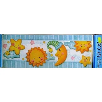 Tapeta Pokojová bordura 6 ks: 15,2cm x 40,7cm