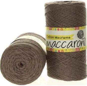 Příze Cotton Macrame 2mm hnědošedá 35-303