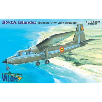 Plastikový model Valom 1/48 Britten-Norman BN-2A Islander (Belgian Army)