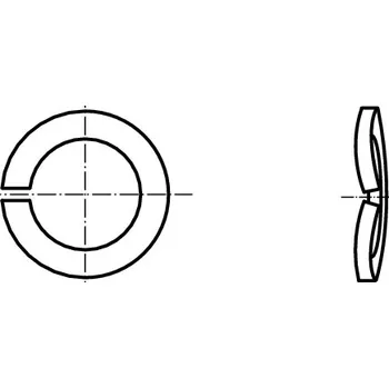 podložka PROFISTYL DIN 128A Podložka pružná prohnutá, forma A pozink mech. Varianta: DIN 128A Podložka pružná prohnutá, forma A mech. ZN (5,1x9,2mm) M5
