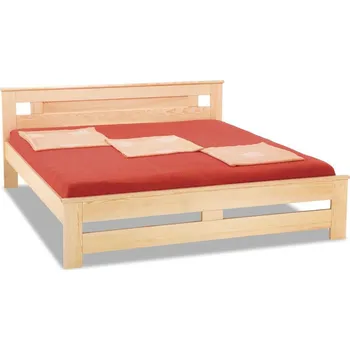 Postel Krajča Manželská postel z masivu Lara 160 x 200 cm Povrchová úprava dřeva: Bezbarvý olej OSMO, Druh dřeva: Borovice