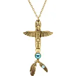 Widmann Indiánský náhrdelník Totem modrá