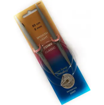 Jehlice Kruhové jehlice vel. 8, délka 80 cm