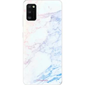 Pouzdro na mobilní telefon Silikonové pouzdro iSaprio - Samsung Galaxy A41 - Raibow Marble 10 (Odolný silikonový kryt, obal, pouzdro iSaprio - Samsung Galaxy A41 - Raibow Marble 10 - skvělá ochrana a pružnost, stylový UV potisk, lehkost, tiskne se v České republice)