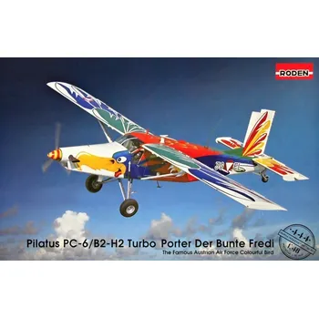 Plastikový model Roden 1/48 Pilatus PC-6/B1-H2 'Der Bunte Fredi'