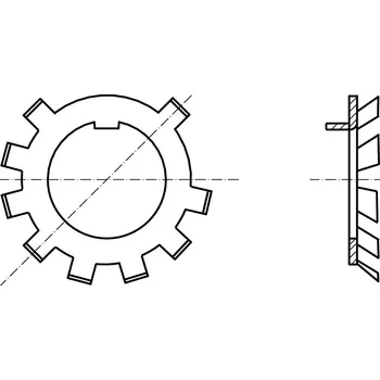 podložka PROFISTYL DIN 5406 podložka pro matici DIN 981 KM Varianta: DIN 5406 podložka pro matice DIN 981 MB 1 12x1,0