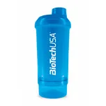 BIOTECH USA Shaker WAVE+ COMPACT 500 ml (+150 ml) modrý