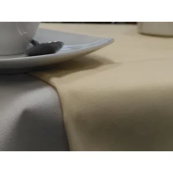 Mirtex Látka kepr TABLE 220/125 Krémová šíře 300cm Ceník: METRÁŽ: od 1 metrů