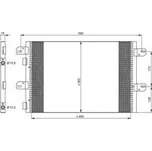 Chladič klimatizace s vysoušečem