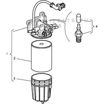 Palivová nádrž Čistič paliva RVI RENAULT