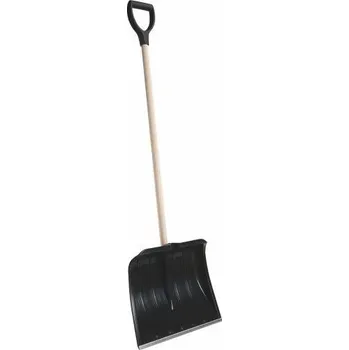 Lopata Vyhrnovač sněhu plast/dřevo 410x32x1230mm