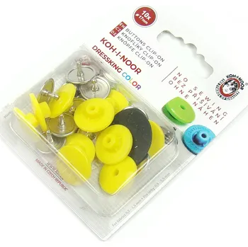 Knoflík Knoflík dressking 10ks kanárkově žlutá 969