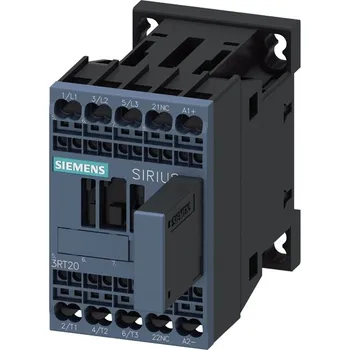 Stavebniny 3RT2016-2WB42 vazební stykač, AC-3, 9A/4kW/400V, 3pólový, DC 24V, 1 NC, pružinová svorka, Siemens