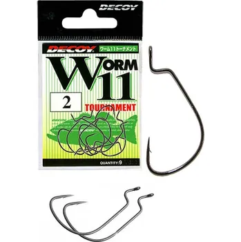 Rybářský háček Háček Decoy Worm 11 Tournament Vel.1/0 (9ks)