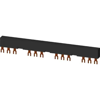 Stykač 3RV1915-3CB 3fázové přípojnice s roztečí 63 mm pro 4 spínače, vidlicové přípojky, Siemens