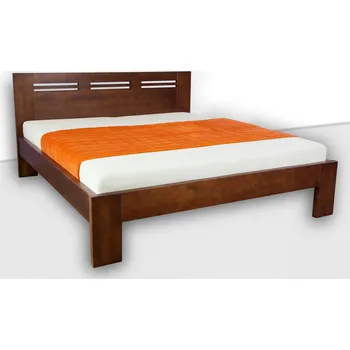 Postel Krajča Manželská postel z masivu Agáta 200 x 200 cm Povrchová úprava dřeva: Bezbarvý olej OSMO, Druh dřeva: Borovice