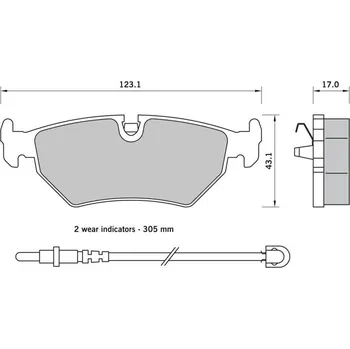 Brzdový systém Sada brzdových destiček STARLINE