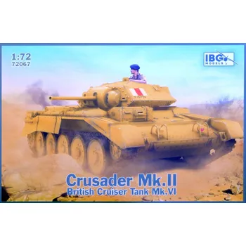 Plastikový model IBG 1/72 Crusader Mk.II British Cruiser Tank