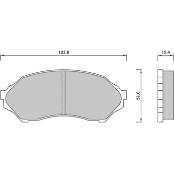 Brzdový systém Sada brzdových destiček STARLINE
