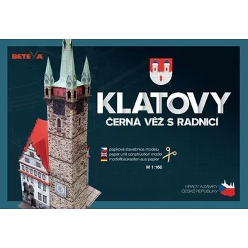 Papírový model Klatovy Černá věž s radnicí - Betexa
