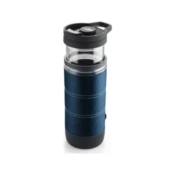 Kempingové nádobí GSI Outdoors Commuter Java press blue Modrá presovač + DÁREK DLE VÝBĚRU!