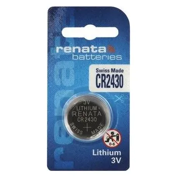 Článková baterie Baterie Renata CR2430, DL2430, BR2430, KL2430, LM2430, ECR2430, 5011LC, 3V, blistr 1 ks