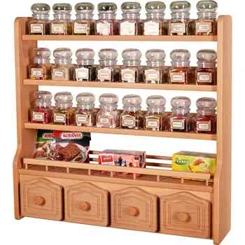 Drátěná police Polička na kořenky 786 24x40x14 cm