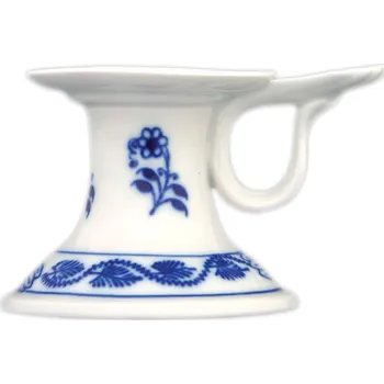 Svícen Cibulák Dubí Svícen 1991 s ouškem - cibulový porcelán 10181