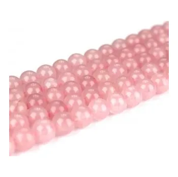 Materiál na výrobu šperku Přírodní růženín korálek 6 mm