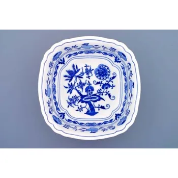 Cibulák Dubí Mísa salátová čtyřhranná ital. 21cm - cibulový porcelán 10064