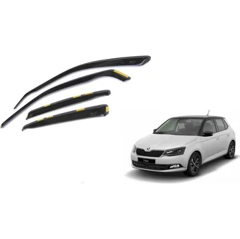 Plexi ofuk oken Heko Deflektory Škoda Fabia III 5D HTB od 2014