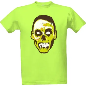 Pánské tričko Tričko s potiskem Shnilá hlava zombie s vyceněnými zuby pánské