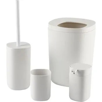 Sada koupelnových doplňků Set koupelnových doplňků Form & Style bílý