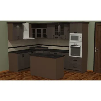 Kuchyňská linka Nabytekmorava Kuchyňská linka RETRO E barva kuchyně: latte 7166/ capucino 149, pracovní deska: NE BEZ PRACOVNÍ DESKY