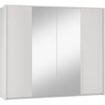 Šatní skříň Nábytek Pyramida, s.r.o. Šatní skříň EDMONTON 255 bílá/bílá