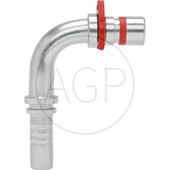 Instalatérský materiál WEO-Lisovací vsuvka 90° 1/2" (16 mm); Přípoj hadice 1/2"