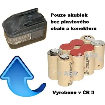 Baterie AEG / Atlas Copco B9.6, BX9.6, BXS9.6, MXS9.6, 9,6V 2000mAh