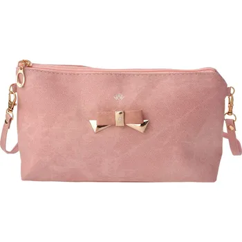 Růžová kabelka psaníčko Bow - 24*17 cm