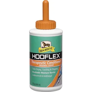 Kosmetika pro koně Absorbine Hooflex Kondicioner , olej na kopyta, Lahev se štětcem 450 ml