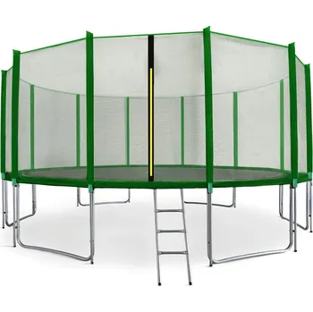 Aga Sport Pro trampolína tmavě zelená