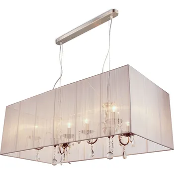 Bílý obélníkový lustr Merel - Ø 100*47*34 cm