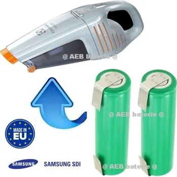 Článková baterie AEB Baterie do vysavače Electrolux ZB6106WDT - 7,2V Li-Ion 2000mAh - sestava 2 ks