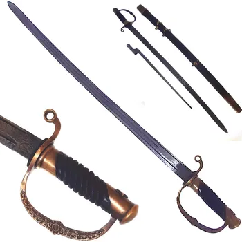 Replika zbraně Kandar Historická sovětská šavle "STAR OF NORTH 1943" s bajonetem