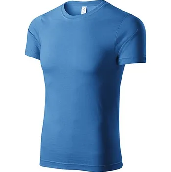 Pánské tričko MALFINI Triko PAINT UNISEX 150g, různé barvy VELIKOST XXXXL azurové