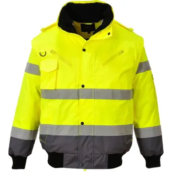 pracovní bunda Portwest Bunda BOMBER CONTRAST WINTER 3v1, různé barvy Velikost S žlutá/šedá