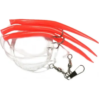 Umělá nástraha Mořský návazec "Paprika" Sellior - červené vel.4/0