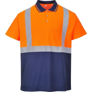 Portwest Polokošile TANTORE, různé barvy Velikost M oranžová/navy